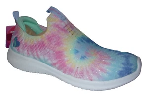 NEU SKECHERS ULTRA FLEX GROOVIN VIBES BLAU MULTI STRETCH SLIPPER SNEAKER 4 Y - Bild 1 von 3