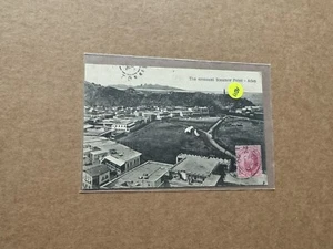 Indian Stamp Used in Aden (AD11) 1910 PPC to Indo China +Crescent Steam Point - Picture 1 of 2
