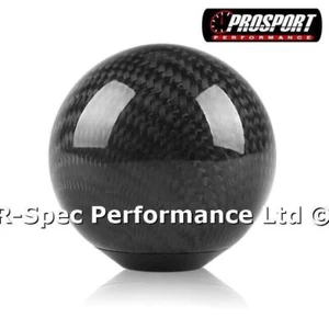 Prosport Carbon Ball Gear Knob Honda Civic Type R Type S FD2 FN2 EP3 DC2 DC5 - Picture 1 of 3