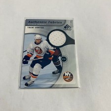 F80519  2005-06 SP Game Used Authentic Fabrics #AFHU Trent Hunter ISLANDERS