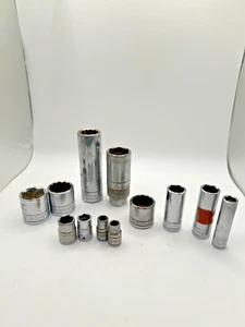 Vintage SK Steckschlüssel Posten 1/2", 3/8", 1/4" Antrieb SAE und metrisch Made in USA! - Bild 1 von 12