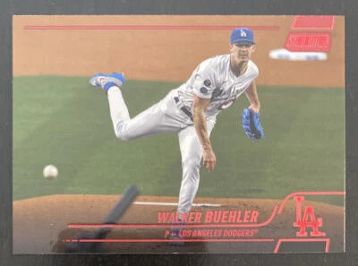 2022 Stadium Club Base Red Foil #122 Walker Buehler - Los Angeles Dodgers - Image 1 of 2