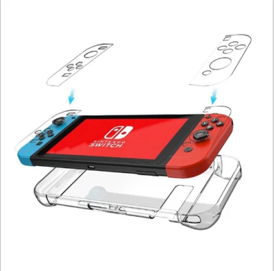 For Nintendo Switch Console Clear Hard Case Cover Anti-Scratch Protective Shell - Image 1 of 2