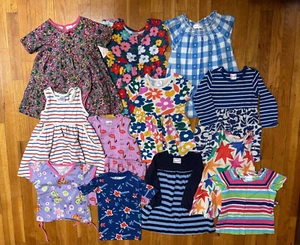 HANNA ANDERSSON LOT OF 19 SUMMER, SPRING DRESSES, PJ TOPS, & TOPS SIZE 90/3T GUC - Picture 1 of 8