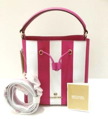 MICHAEL MICHAEL KORS Striped Bucket Bag –Authentic, Brand New with Tags - Image 1 of 4