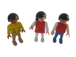 Playmobil 1981 Figures ~ Boy, Girl & Indian - Picture 1 of 4