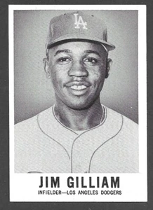 1960 LEAF SPORTS NOVELTIES #18 Jim Gilliam LOS ANGELES DODGERS EX-MINT A - Picture 1 of 2