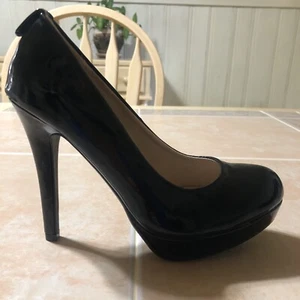 CALL IT SPRING “ERFURTA” BLACK PATENT STILETTO PUMP/SZ 6.5/ BRAND NEW - Picture 1 of 6