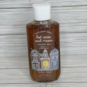 Bath & Body Works Shower Gel Hot Cocoa and Cream Discontinued Rare NEW 10 Fl. Oz - Picture 1 of 7
