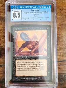 MTG ⭐Imprison Legends NM/Mint+ ⭐Graded CGC 8.0 with 3x 9.0 subs ⭐1994 Rare Magic - Bild 1 von 8