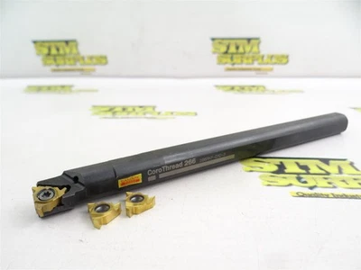BARRA ROSCADORA INDEXABLE SANDVIK VÁSTAGO 5/8" 266RKF-D10-3 + 2 INSERTOS NUEVOS Foto 1 de 4
