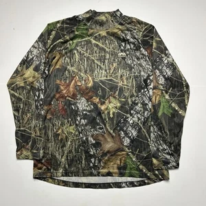 Mossy Oak x Medalist Break Up Camp Long Sleeve Shirt Hunting Forest Sz L - Picture 1 of 6