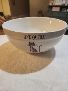 Rae Dunn von Magenta Halloween Süßigkeiten Servierschale Trick or Treat Katze - Bild 1 von 6