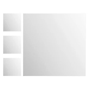 4 Pc Mirror Wall Stickers Ceiling Mirrors for Bedroom Full Length - Picture 1 of 12