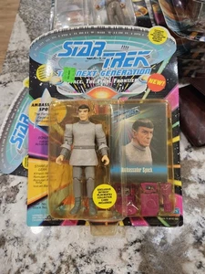 Figura de acción de colección Playmates Toys Star Trek: The Next Generation Ambassador Spock - Imagen 1 de 3