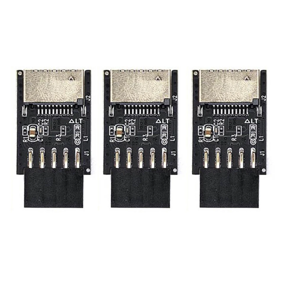 3X Scheda Madre USB2.0 9Pin A TYPE-C A-KEY Convertitore Connettore Anterior9531 - Immagine 1 di 1