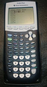 TI-84 Plus Graphing Calculator Texas Instruments (has Black Spot See Pics)..... - Picture 1 of 8