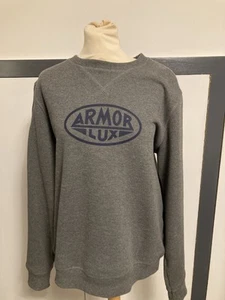 Armor Lux Medium Sweatshirt Grey - Picture 1 of 4