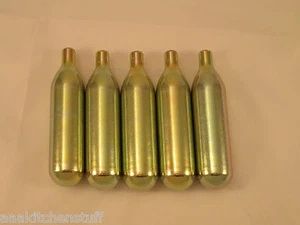 5 - 16g CO2 non threaded cart 5 pack C02 keg charger soda Net Gun 16gCO2N5 - Picture 1 of 2