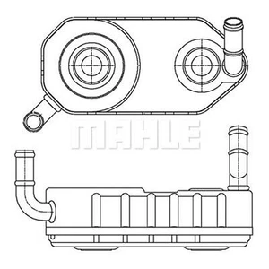 Automatic Gearbox Transmission Oil Cooler MAHLE for Transporter Golf Passat Cord - Picture 1 of 6