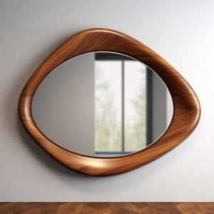 New Bathroom Mirror | Vanity , Home Decor Unique & Stylish Looking Solid Wooden - Picture 1 of 7