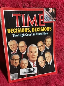 October 8 1984 TIME Magazine Vintage 80's- DECISIONS, DECISION - Picture 1 of 3