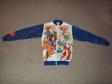 VTG Rare 1990's Nickelodeon Tyvek Dupont Windbreaker Light Zip Up Small Jacket