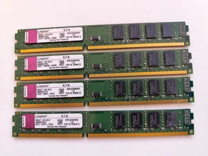 4 x 2 GB (8 GB) Kingston KVR1333D3N9 DDR3 1333 PC3 10600 perfil bajo - Imagen 1 de 6