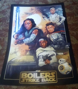 Purdue University Boilermakers Women's Basketball Star Wars Poster 12x16 - Picture 1 of 1