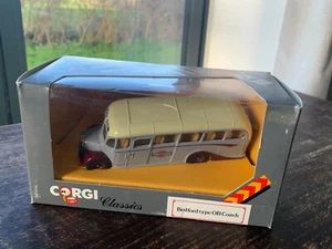 Corgi Classics D949/4 Bedford OB Coach Grey Cars Torquay Boxed Diecast Model - Foto 1 di 9