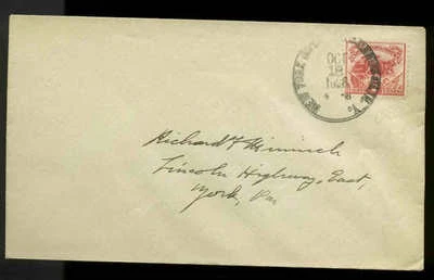 629 WHITE PLAINS FDC NEW YORK EXPO CANCEL ON PLANTY 629-21 ENVELOPE - Image 1 of 2