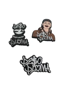 Mexican Music Shoe Charms Wristband Keychain Accessories Peso Pluma - Picture 1 of 2