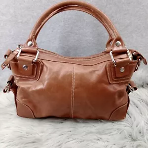 Bolso de Mano Cartera de Cuero Marrón Donald J. Pliner Couture - Imagen 1 de 14