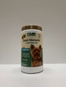NaturVet Quiet Moments - Calming Aid Dog Supplement - 240 Soft Chews Exp: 03/23