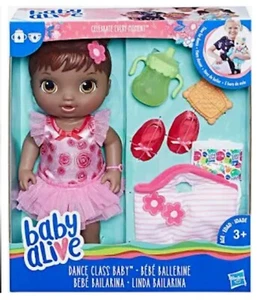 Baby Alive Dance Class Baby. Brown Hair Doll that “Drinks & Pees.”Hard To Find. - Picture 1 of 3