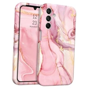 for Samsung Galaxy A15 5G Case, Marble Pattern Phone Case for Z783-Pink - Picture 1 of 8
