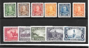 CANADA Sc 217-27 LH ISSUE of 1935 - Picture 1 of 1