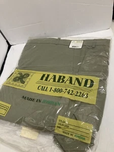 Haband Men's Polyester Green Pants Size 60  W X 29 L - Picture 1 of 4