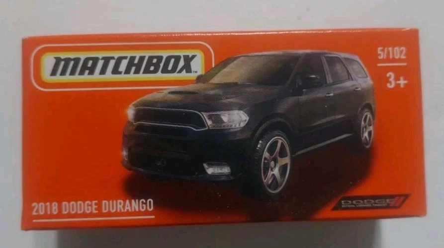 Camión Matchbox Power Grabs 2021 Dodge Durango SUV negro Hemi Mopar 1/64  Foto 1 de 1