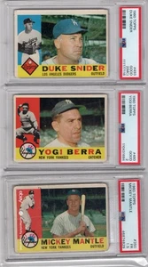 Topps Baseball 1960 ottima qualità set COMPLETO 1-572 (11 carte classificate) 🔥 - Foto 1 di 22