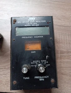 Analyseur d’antenne MFJ-249 SWR HF/VHF 1.8–170 MHz – Fréquencemètre intégré - Zdjęcie 1 z 3