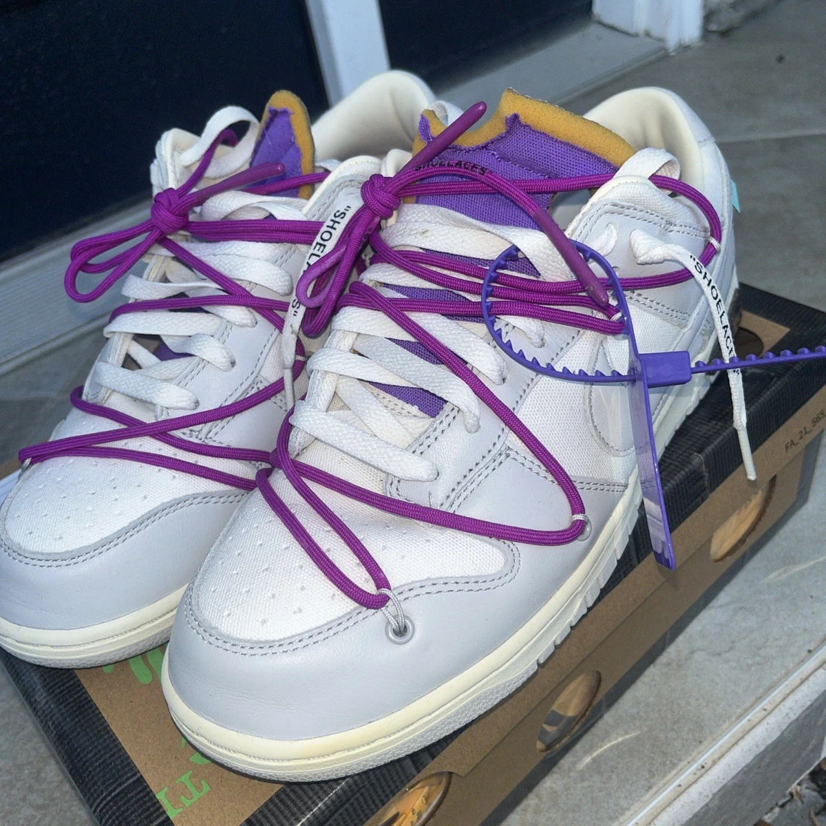 Nike Off-White x Dunk Low Lot 28 of 50 for Sale | Authenticity