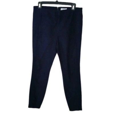 New Lou & Grey Womens Size M Slim Ankle Pants Side Panel Stretch Navy Blue NWT - Image 1 of 4