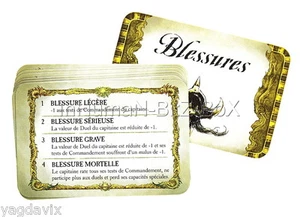 DF36 CARTE BLESSURE x10 ACCESSOIRE DREADFLEET - Picture 1 of 1