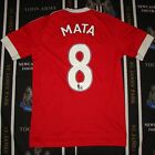 Manchester United Home 2015 2016 Football Shirt Jersey Adidas Juan Mata Size S