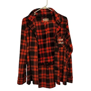Bear Hugs Pajama Plaid Women's Size L NWT, Super Soft PJs - Picture 1 of 7