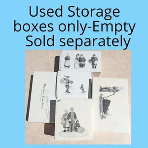 Dept 56 Caja de repuesto - Caja de almacenamiento solo para figuras - Imagen 1 de 6