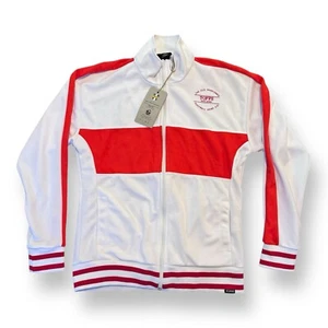 Toffs The Old Fashioned Football Shirt Co. - White/Red Track Top Jacket (Large) - Picture 1 of 7