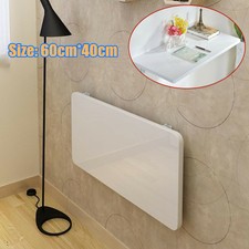 Wall Mount Floating Folding Computer Desk Home Office PC Cup Table 60cm x 40cm