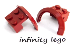 4 LEGO Dark Red Mudguard Arch 4x2.5x2 Wheel Car Truck (50745) - 4 Pieces - Picture 1 of 1